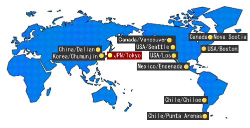 Map of Trading partner countries